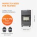 Warmglow Mobile heater 73cm height – takes 13kg and 15kg butane cylinders