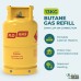 Flogas 13kg Butane Gas Bottle 21mm Refill