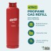 Flogas 47kg Commercial Propane Gas Bottle (Screw Type) Refill