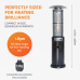 REALGLOW 15KW Heatmaster Flame Patio Heater 