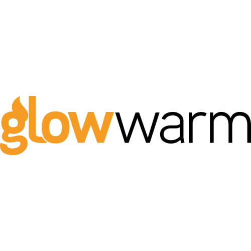 13 kw Glow Warm Gas Patio Heater in Stainless Steel or Gloss Black / White